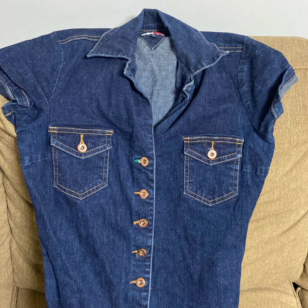 Tommy jeans vintage jean jumpsuit jr size medium
